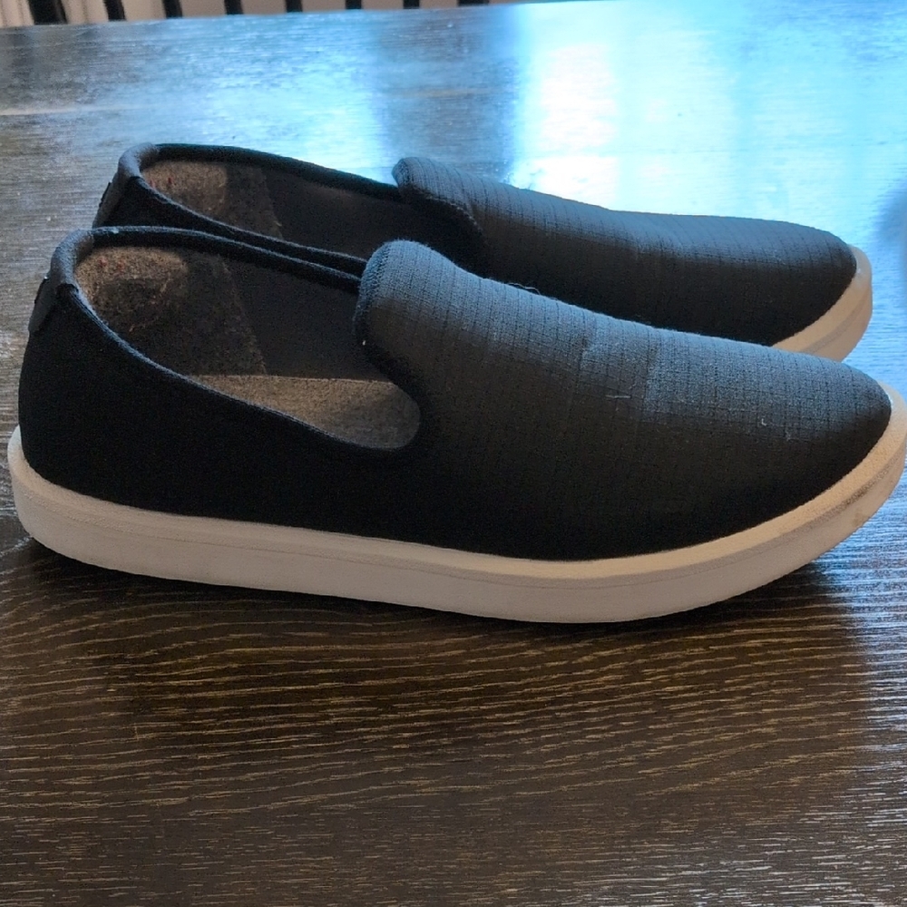 Allbirds Black and White Men's Slip-On Loafers